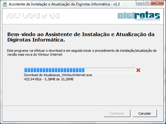 Download de atualização