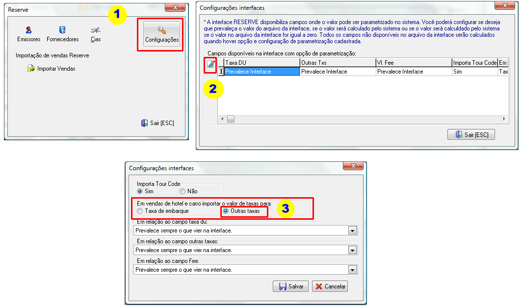 Capítulo 102. Interface importação rexturadvance