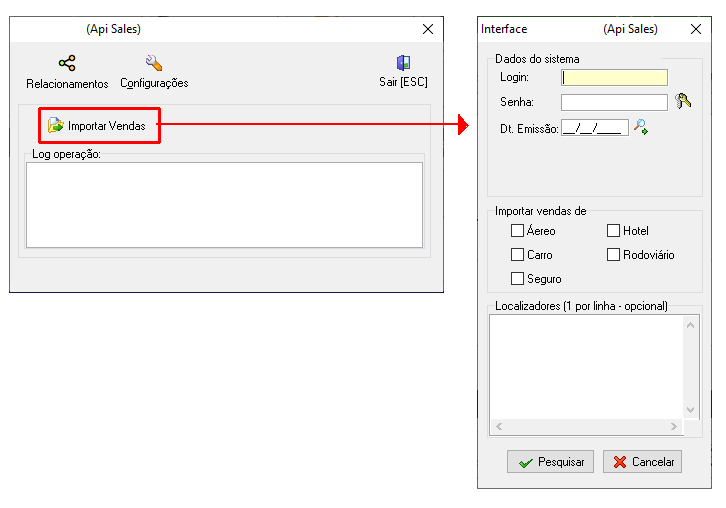 Módulo de importação de vendas API-SALES