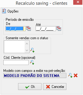 Recalculo do desconto escalonado de acordo com a base de cálculo.